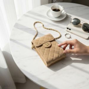 chane l mobile holder cum sling bag with box 6051