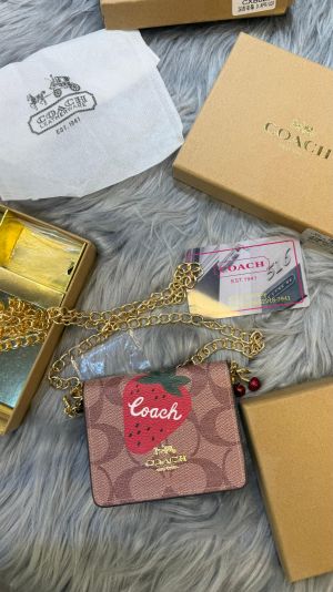 coac h wallet charm premium quality with box 6305 coac h wallet charm premium quality with box 6305