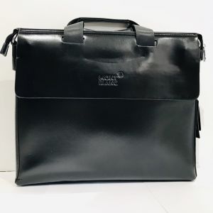 mont blanc polished premium quality laptop bag 5747