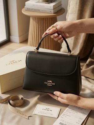 coac hvintage manor handbag with box 6310 coac hvintage manor handbag with box 6310