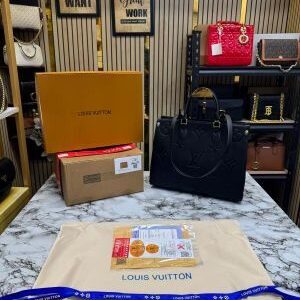 louiss vuitton onthego mm empreinte with&double og box and dust bag 6009