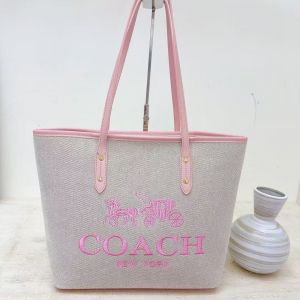 coac h voyager jet set print tote bag with dust bag 5509