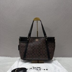 coachh gb baby bag 8328 coffee with original dustcover tags cards coffee