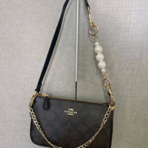 coachh nolita 19 coffee sling bag with box dust bag sling chain