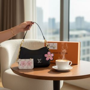 louiss vuitton loop monogram bag with og box 6075