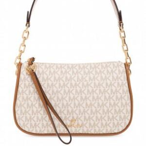 michael kor s mk jet set monogram print shoulder bag 5760