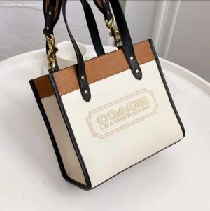 coac h field tote with double box and dust bag premium quality (white)6448