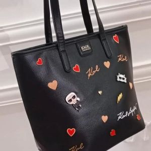 karl lagerfeld embossed logo tote para mujer original with dust bag 6454 karl lagerfeld embossed logo tote para mujer original with dust bag 6454