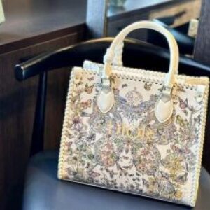 christian dioor braided tote bag with dubble box packing 6476