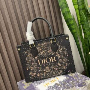 christian dioor braided tote bag with box 6478