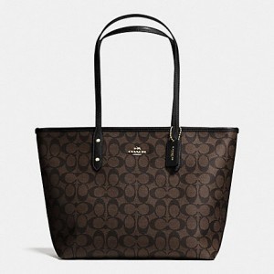 coac city hutton tote bag withbox 1350