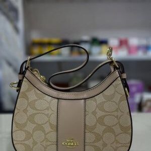 coac kleo hobo bag in signature canvas bag with box 6016
