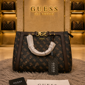 guess deauville pearl canvas tote bag 6450