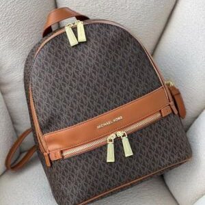 michael kor kenly medium backpack with dust bag 5411