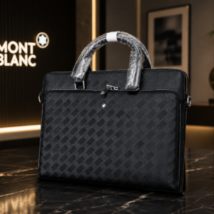mont blanc polished premium quality laptop bag 6510