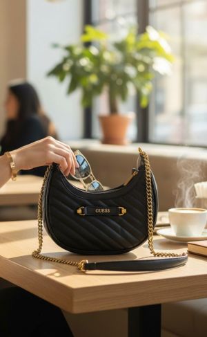 guess dea top zipper shoulder bag with box 6259 guess dea top zipper shoulder bag with box 6259