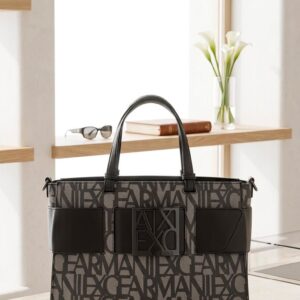 arman exchange susy leather tote bag 6540