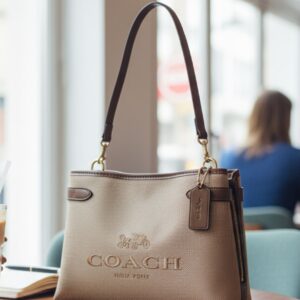 coac annah bucket bag with box 6544