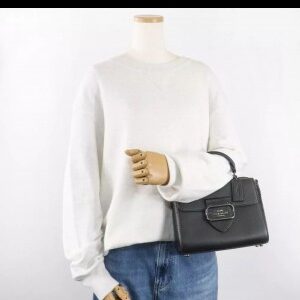 coac khaki morgan mini satchel with box 1913
