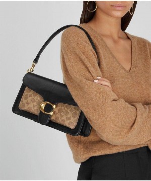 coac tabby sig cc 26 leather shoulder bag with box 894 coac tabby sig cc 26 leather shoulder bag with box 894