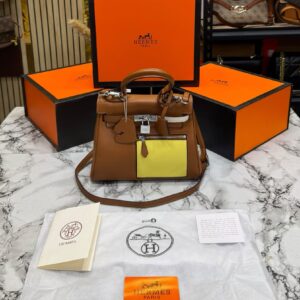 hermes kelly 25 colourmatic retourne – premium designer handbag