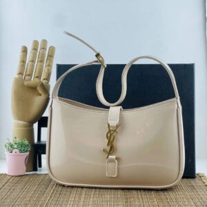 ysl saint laurent hobo apricot leather shoulder bag with og box & dust bag 862 1 apricot