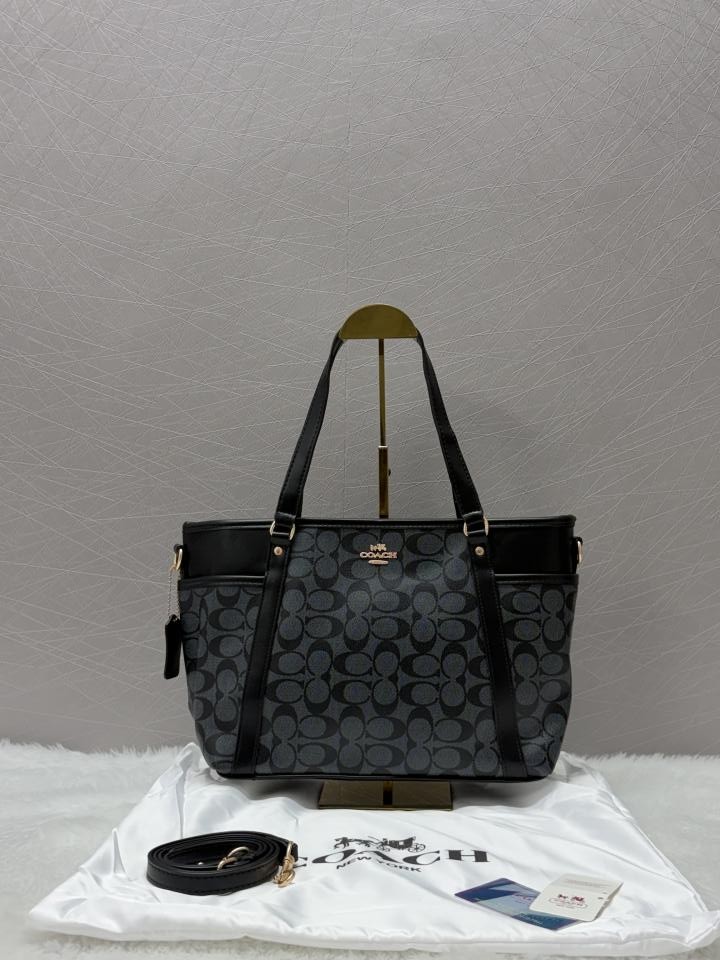 coachh gb baby bag 8328 black with original dustcover tags cards black coachh gb baby bag 8328 black with original dustcover tags cards black