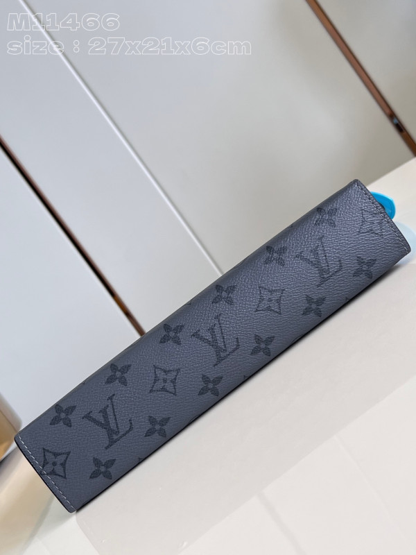 louiis vuitton pochette voyage mm clutch with dust cover & og box grey floral light blue louiis vuitton pochette voyage mm clutch with dust cover & og box grey floral light blue