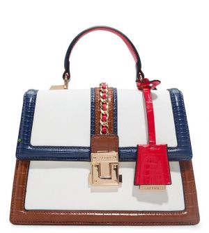 aldd nautical martissa medium satchel handbag with box 6392 aldd nautical martissa medium satchel handbag with box 6392