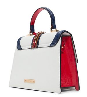 aldd nautical martissa medium satchel handbag with box 6392 aldd nautical martissa medium satchel handbag with box 6392