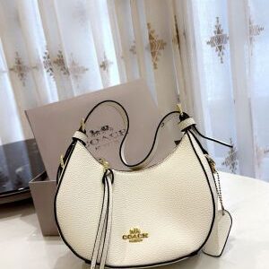 coac kleo hobo bag in signature canvas bag with box 5673