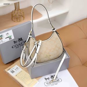 coac kleo hobo bag in signature canvas bag with box 5674
