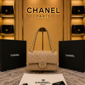 chane paris jumbo big size lather quality inner branding with box bill 6432