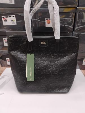 karl lagerfeld embossed logo tote para mujer original with dust bag 6455 karl lagerfeld embossed logo tote para mujer original with dust bag 6455