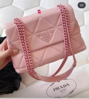 pradda qualited nappa leather shoulder bag with og box and dust bag 6491 pradda qualited nappa leather shoulder bag with og box and dust bag 6491