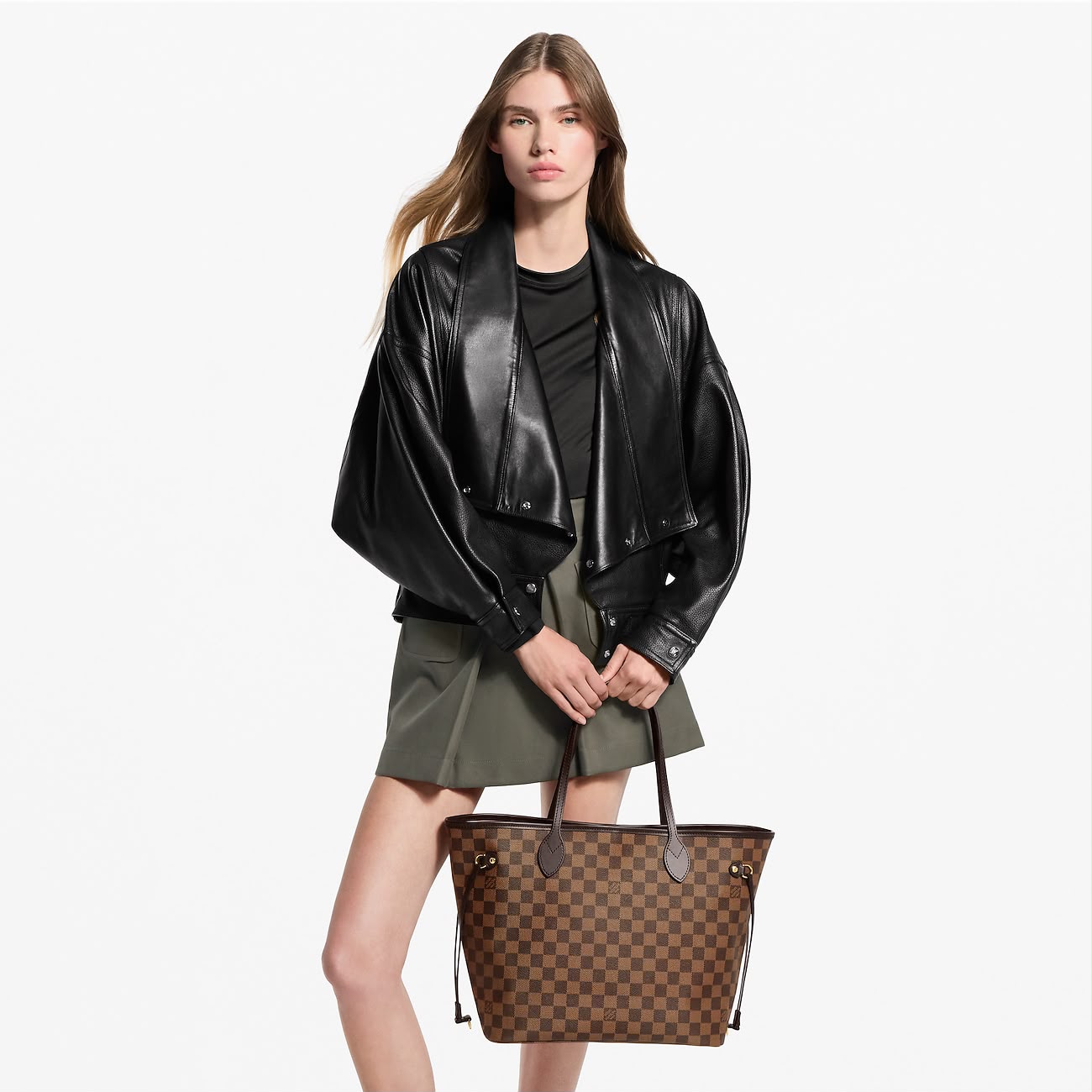 louiis vuttion neverfull mono pattern premium quality with og box 6574 louiis vuttion neverfull mono pattern premium quality with og box 6574