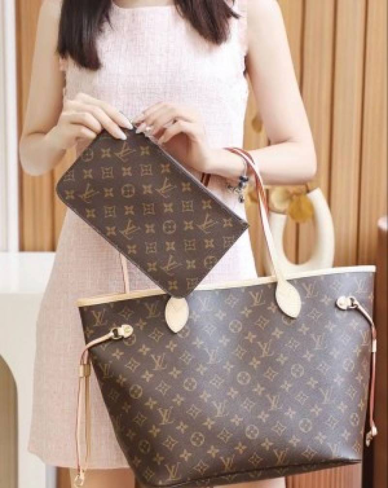 louiis vuttion neverfull mono pattern premium quality with og box 6575 louiis vuttion neverfull mono pattern premium quality with og box 6575