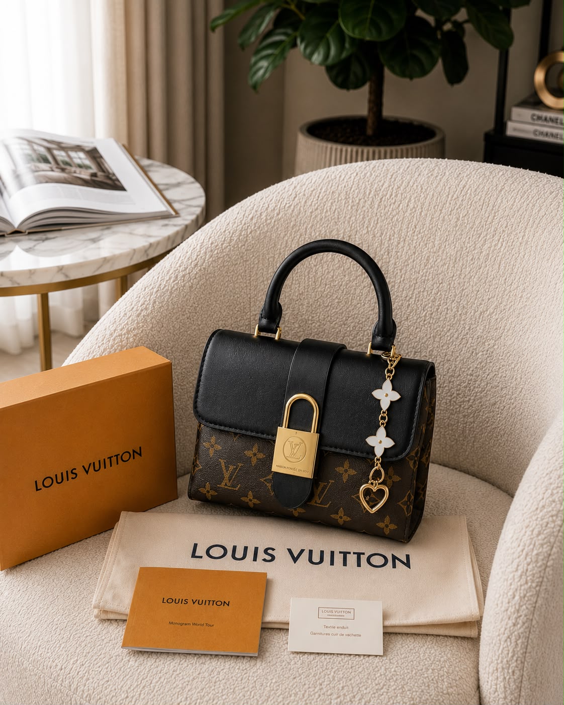 loui vuitton locky handbag with box 6589 loui vuitton locky handbag with box 6589