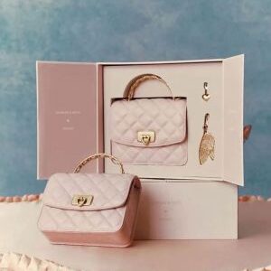 charle & keith hobo bag with og box (pink) 5733