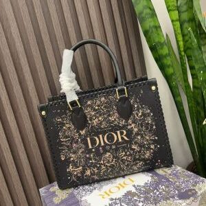 christian dioor braided tote bag with box 6478