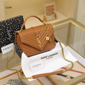 ysl saint laurent grain de poudre matelasse chevron medium monogram satchel black with box 6336 ysl saint laurent grain de poudre matelasse chevron medium monogram satchel black with box 6336