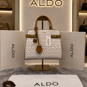 aldd lisbon womens white satchel with box 6594