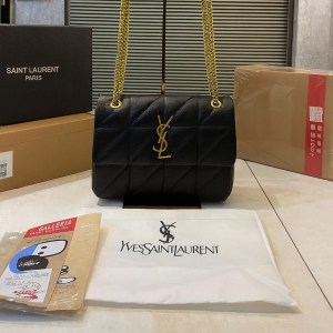 ysl saint laurent college medium chain bag khaki dubble box packing 5651