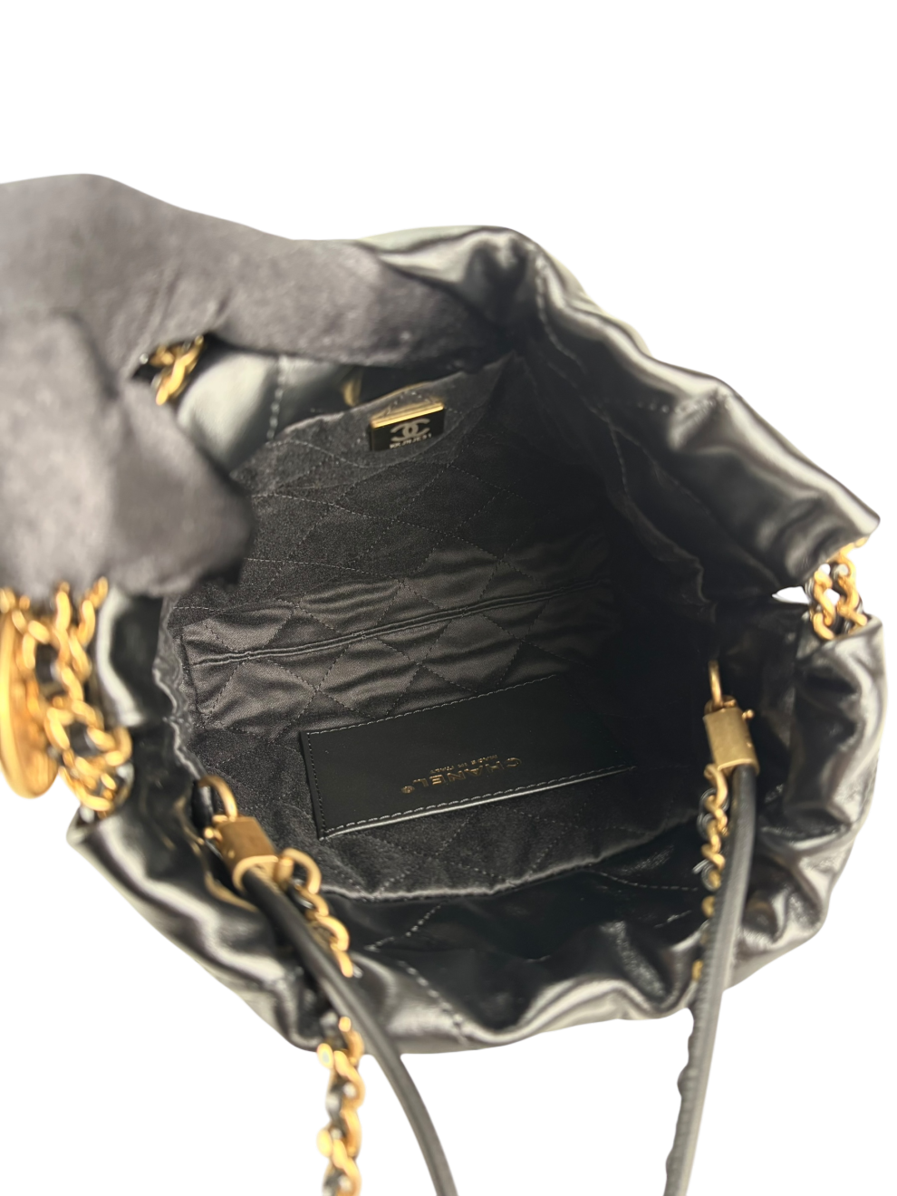 chane pre owned 22 chain hobo quilted calfskin mini crossbody bag with box 6620 chane pre owned 22 chain hobo quilted calfskin mini crossbody bag with box 6620