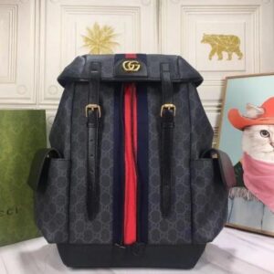 gucc ophidia gg supreme backpack with dust cover premium quality 6609