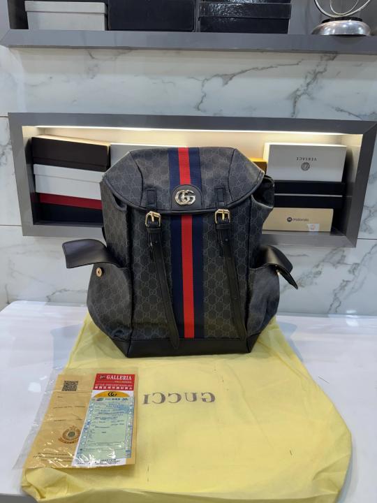 gucc ophidia gg supreme backpack with dust cover premium quality 6609 gucc ophidia gg supreme backpack with dust cover premium quality 6609