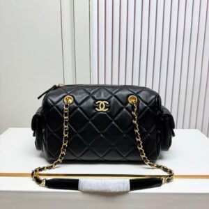 chane bowling quilted handbag with box 6669