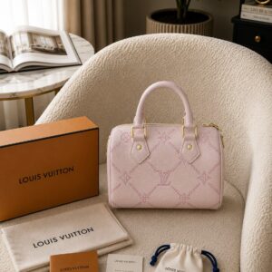 loui vuitton speedy handbag with box 6675