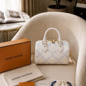 loui vuitton speedy handbag with box 6676