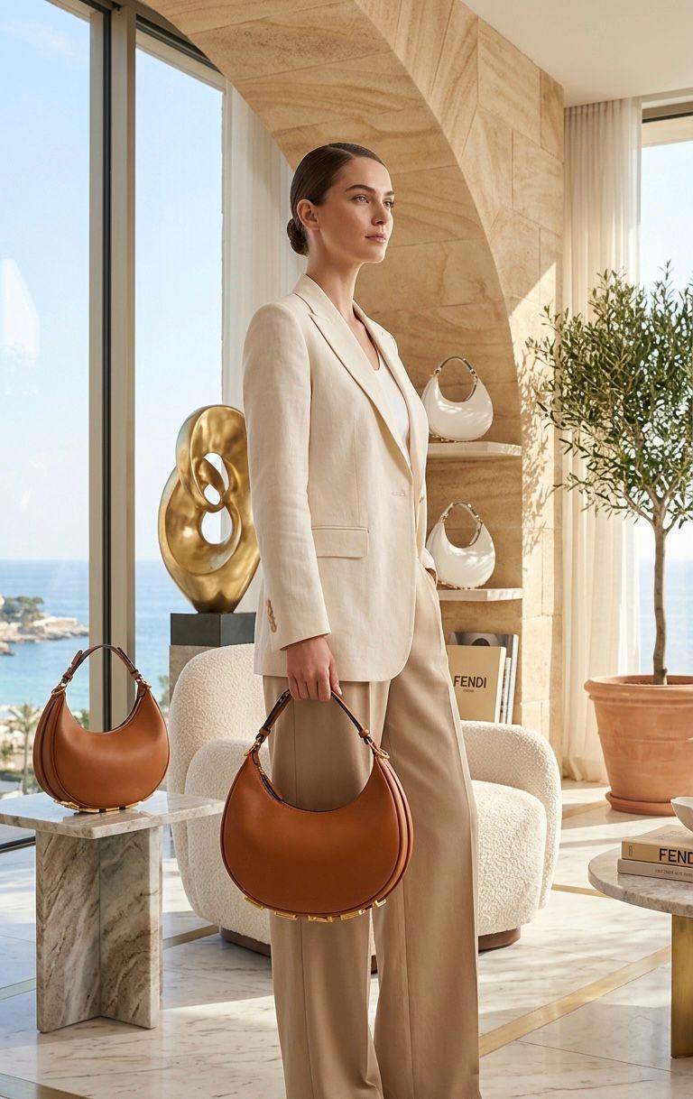 fend fendgraphi moon handbag with box 6678 fend fendgraphi moon handbag with box 6678